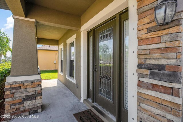 view of entrance to property