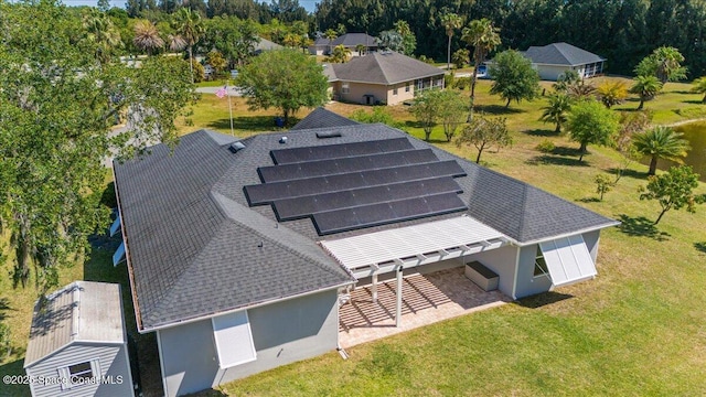 drone / aerial view