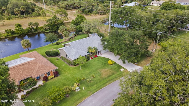 101 Joy Haven Dr, Sebastian, FL 32958 - drone / aerial view with a water view