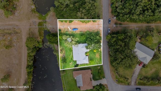 101 Joy Haven Dr, Sebastian, FL 32958 - aerial view featuring a water view