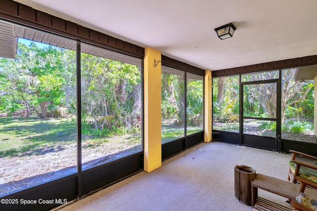 1812 Live Oak Dr N, Rockledge, FL 32955 - unfurnished sunroom with a wealth of natural light