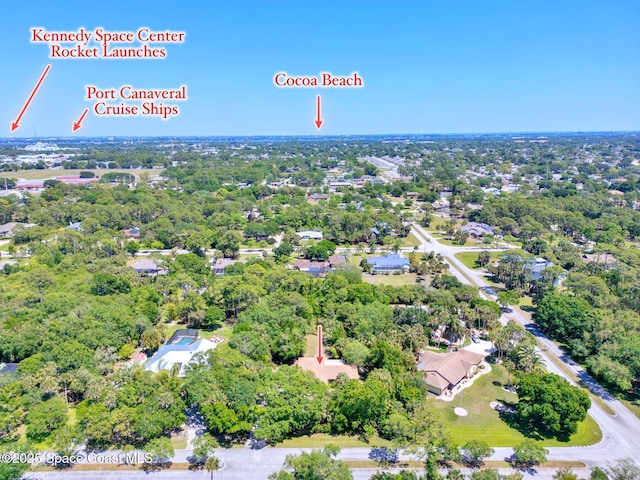 1812 Live Oak Dr N, Rockledge, FL 32955 - aerial view