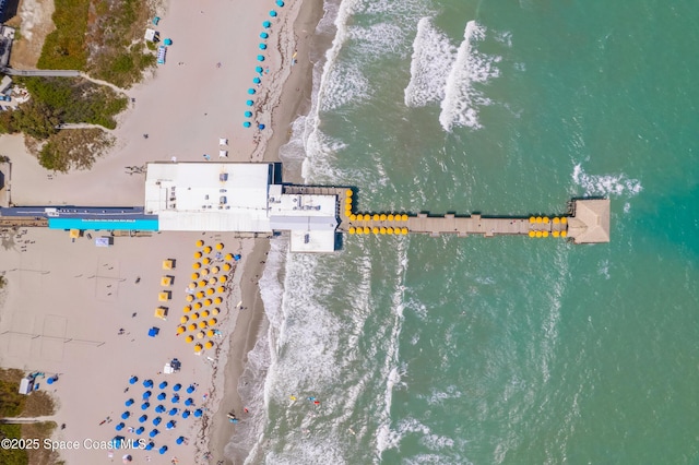 1 N 1st St Unit 9, Cocoa Beach, FL 32931 - drone / aerial view of expansive coastline
