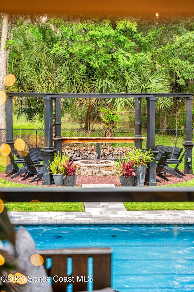 3592 S Park Ave, Titusville, FL 32780 - view of outdoor pool