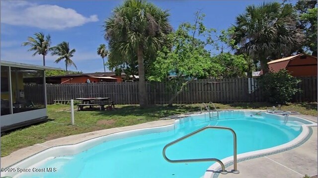 305 Harrison Ave, Cape Canaveral, FL 32920 - view of swimming pool
