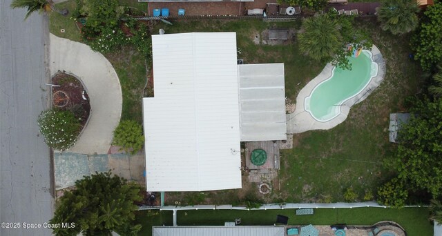 305 Harrison Ave, Cape Canaveral, FL 32920 - view of property location with a pool area