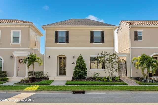 8048 Gullen Dr, Melbourne, FL 32940 - view of front of home with stucco siding