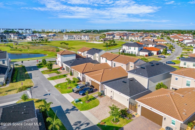 8048 Gullen Dr, Melbourne, FL 32940 - birds eye view of property with a residential view and a water view