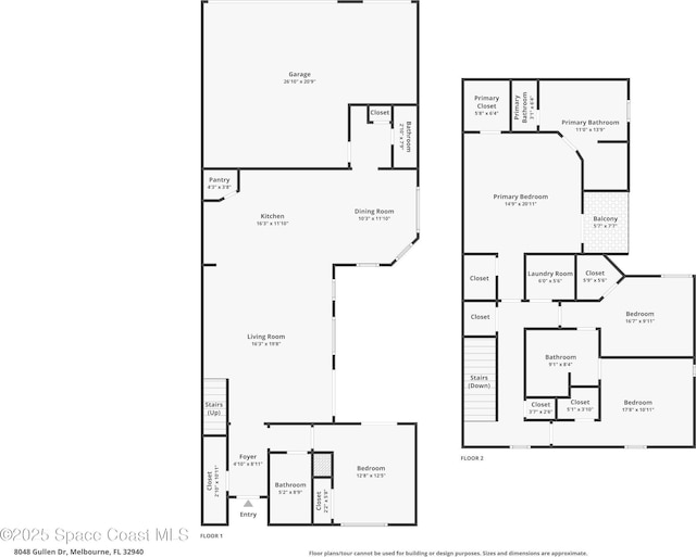 8048 Gullen Dr, Melbourne, FL 32940 - floor plan