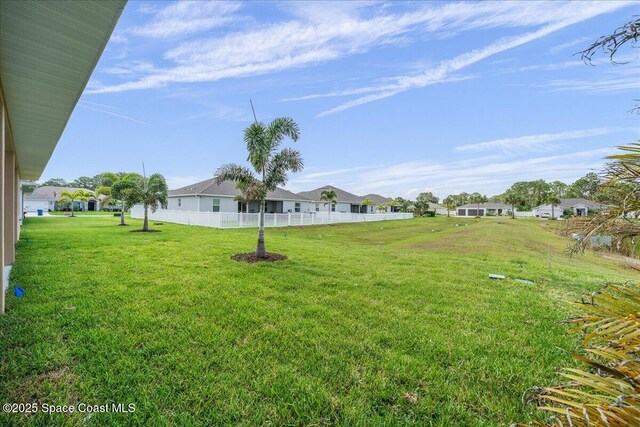 1035 Captiva Island Cir SW, Palm Bay, FL 32908 - view of yard featuring a residential view and fence