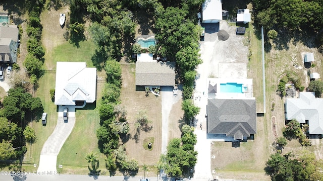 2760 Michigan St, Melbourne, FL 32904 - aerial perspective of suburban area featuring a pool area