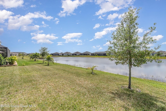 water view with a residential view