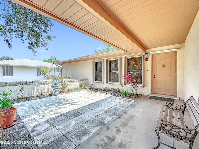 537 Ebony St, Melbourne, FL 32935 - view of patio featuring fence