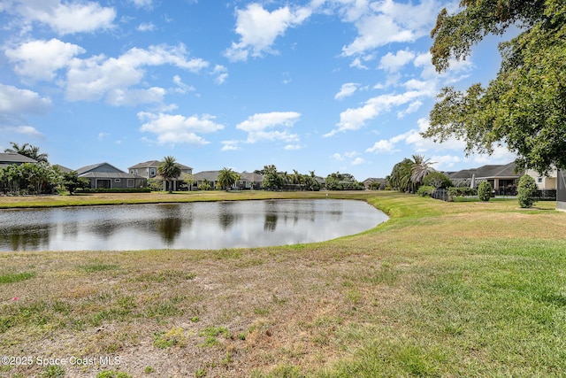 water view with a residential view