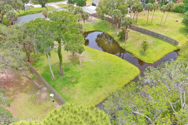 670 Kings Way, Merritt Island, FL 32953 - bird's eye view of a large body of water