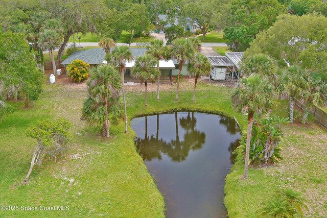 670 Kings Way, Merritt Island, FL 32953 - view of subject property with a nearby body of water