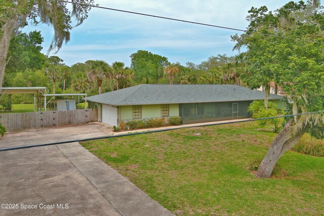 670 Kings Way, Merritt Island, FL 32953 - ranch-style home featuring driveway