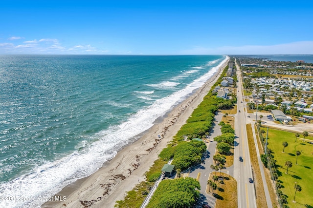 320 Amberjack Pl, Melbourne Beach, FL 32951 - bird's eye view with a water view and a view of the beach