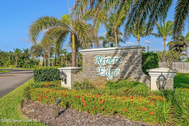 320 Amberjack Pl, Melbourne Beach, FL 32951 - community / neighborhood sign with fence