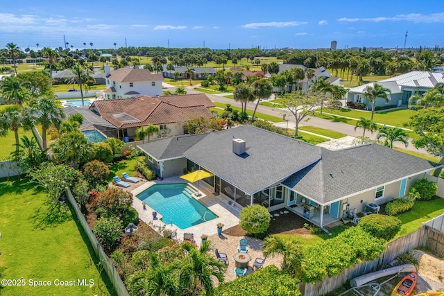 320 Amberjack Pl, Melbourne Beach, FL 32951 - bird's eye view featuring a residential view