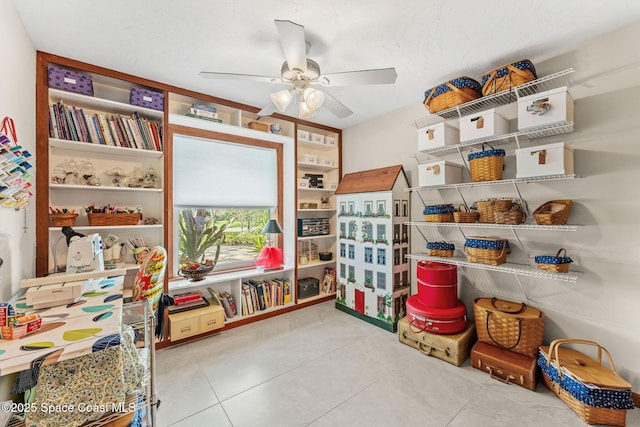 320 Amberjack Pl, Melbourne Beach, FL 32951 - storage room featuring ceiling fan