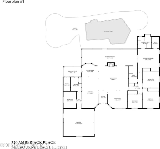 320 Amberjack Pl, Melbourne Beach, FL 32951 - floor plan