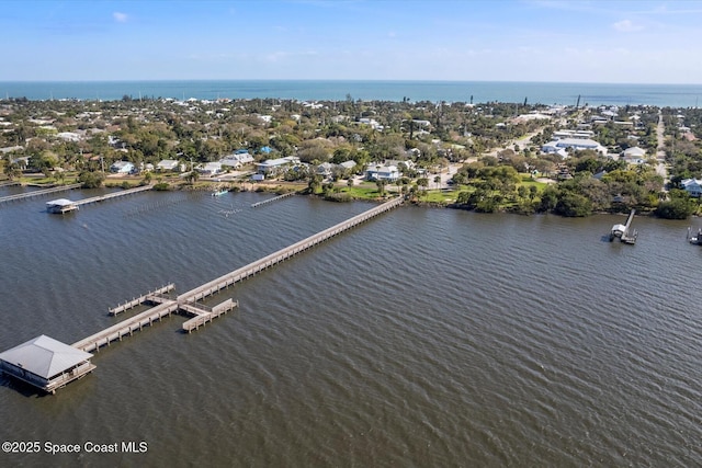 320 Amberjack Pl, Melbourne Beach, FL 32951 - aerial view featuring a water view