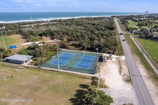 320 Amberjack Pl, Melbourne Beach, FL 32951 - birds eye view of property featuring a water view