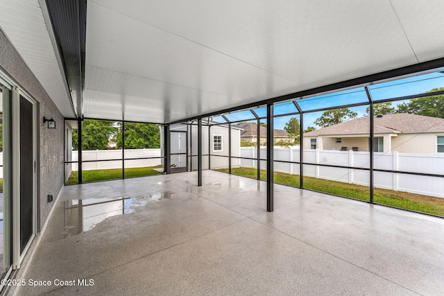 1591 Palatka Rd SE, Palm Bay, FL 32909 - unfurnished sunroom with a residential view