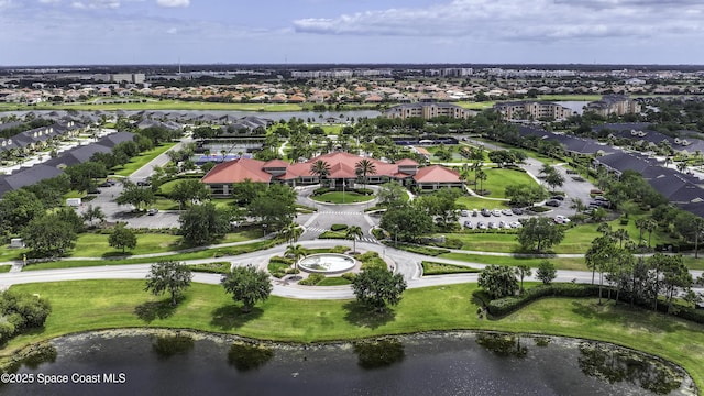 6008 Van Ness Dr, Melbourne, FL 32940 - bird's eye view with a water view