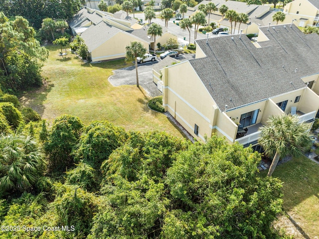 aerial view featuring a residential view