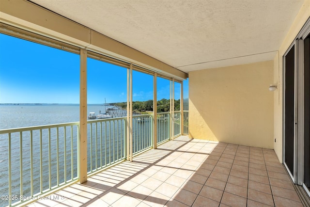 104 Riverside Dr Unit 402, Cocoa, FL 32922 - balcony featuring a water view