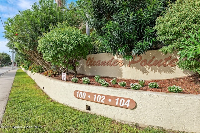 104 Riverside Dr Unit 402, Cocoa, FL 32922 - view of community / neighborhood sign