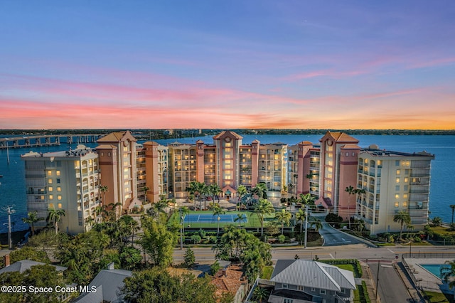 104 Riverside Dr Unit 402, Cocoa, FL 32922 - bird's eye view featuring a water view