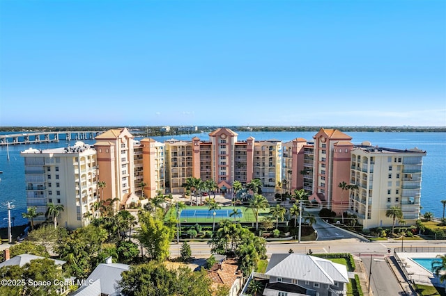 104 Riverside Dr Unit 402, Cocoa, FL 32922 - birds eye view of property with a water view