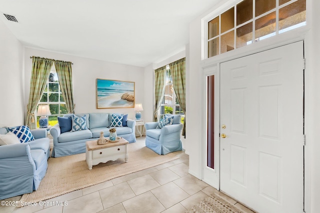 2100 Weatherly Ave, Melbourne, FL 32904 - interior space featuring light tile patterned floors and visible vents