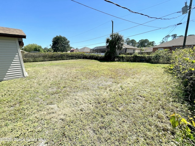 view of yard