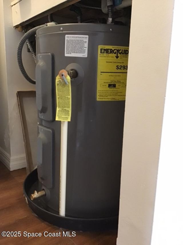 1720 Murrell Rd Unit 207, Rockledge, FL 32955 - utility room featuring water heater