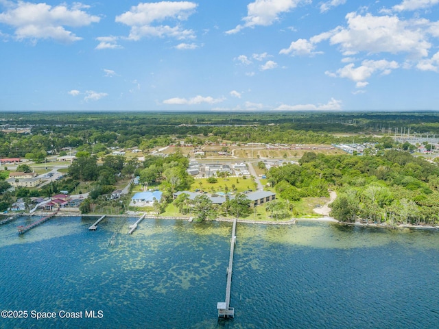 100 Canebreakers Dr Unit 112, Cocoa, FL 32927 - drone / aerial view featuring a water view