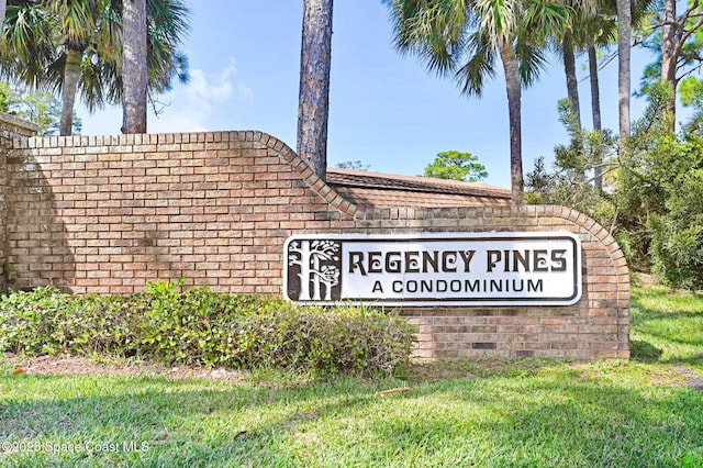 1515 N Huntington Ln Unit 415, Rockledge, FL 32955 - view of community sign