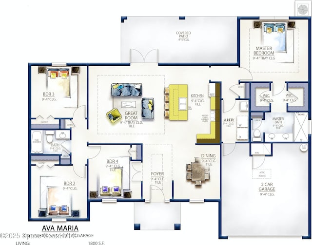 1401 Wyoming Dr SE, Palm Bay, FL 32909 - floor plan
