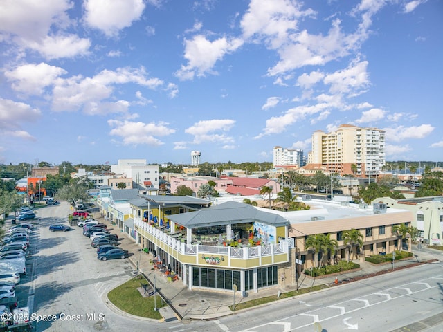 1236 Mycroft Dr, Cocoa, FL 32926 - drone / aerial view with a view of city