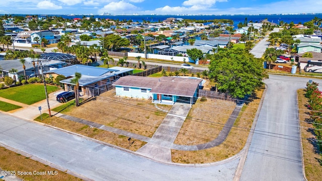 1380 Fiddler Ave, Merritt Island, FL 32952 - drone / aerial view with a residential view