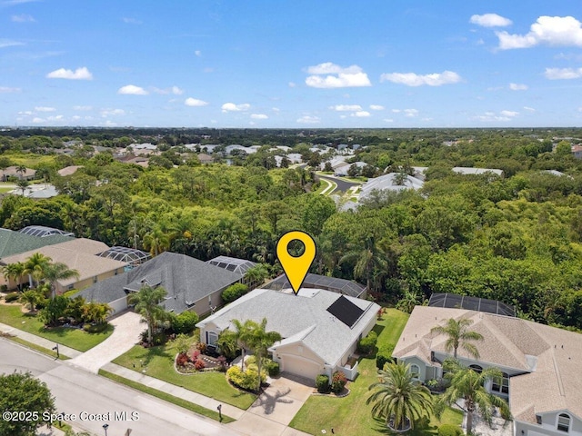 aerial perspective of suburban area