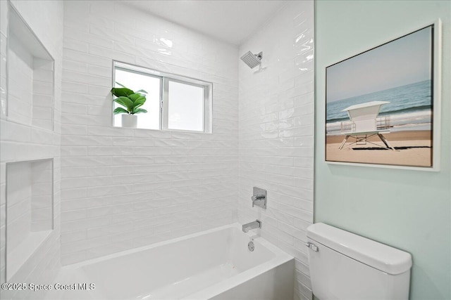2059 Barracuda Ave, Melbourne Beach, FL 32951 - bathroom with toilet and shower / washtub combination