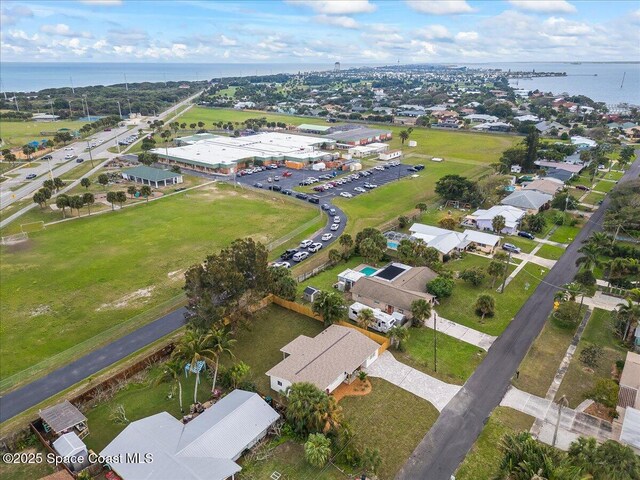 2059 Barracuda Ave, Melbourne Beach, FL 32951 - bird's eye view featuring a water view