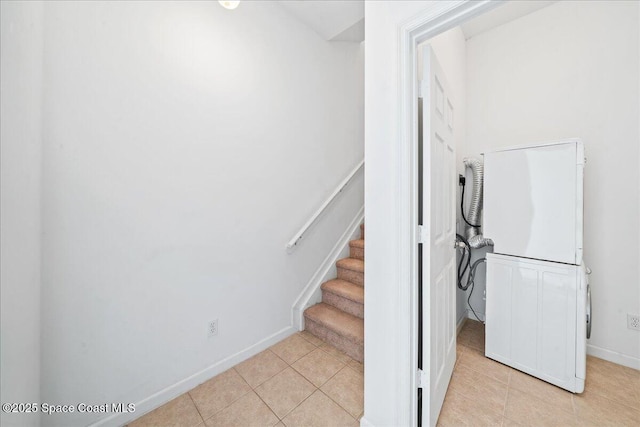 4016 Meander Pl Unit 207, Rockledge, FL 32955 - stairs with tile patterned floors and baseboards