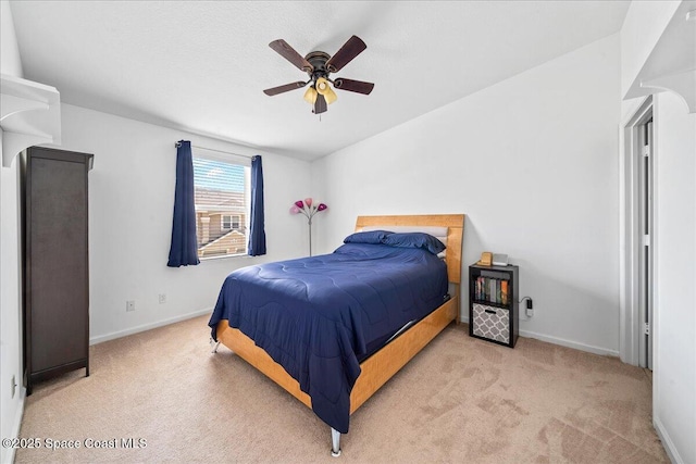 4016 Meander Pl Unit 207, Rockledge, FL 32955 - carpeted bedroom with baseboards and ceiling fan