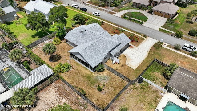 2615 Slash Pine Ct, Titusville, FL 32780 - bird's eye view featuring a residential view