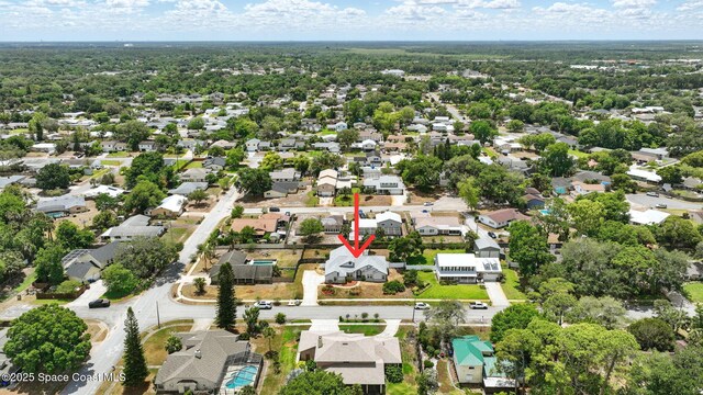 2615 Slash Pine Ct, Titusville, FL 32780 - birds eye view of property featuring a residential view